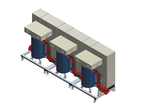 Fig. 2: Model van de Power-to-heat-module